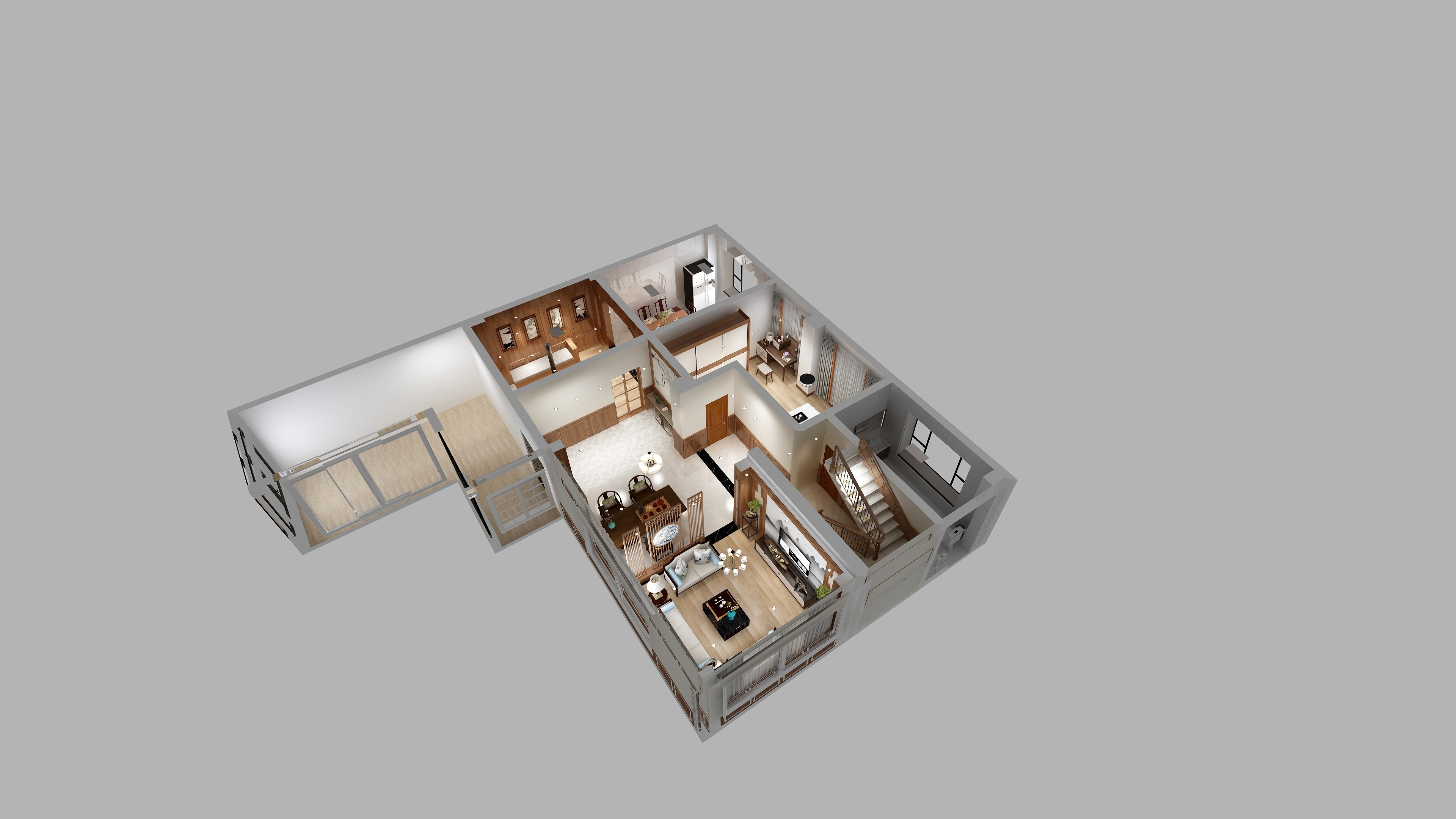 维西三千iXVW-傈景苑豪宅埃及尤加里-装修设计方案