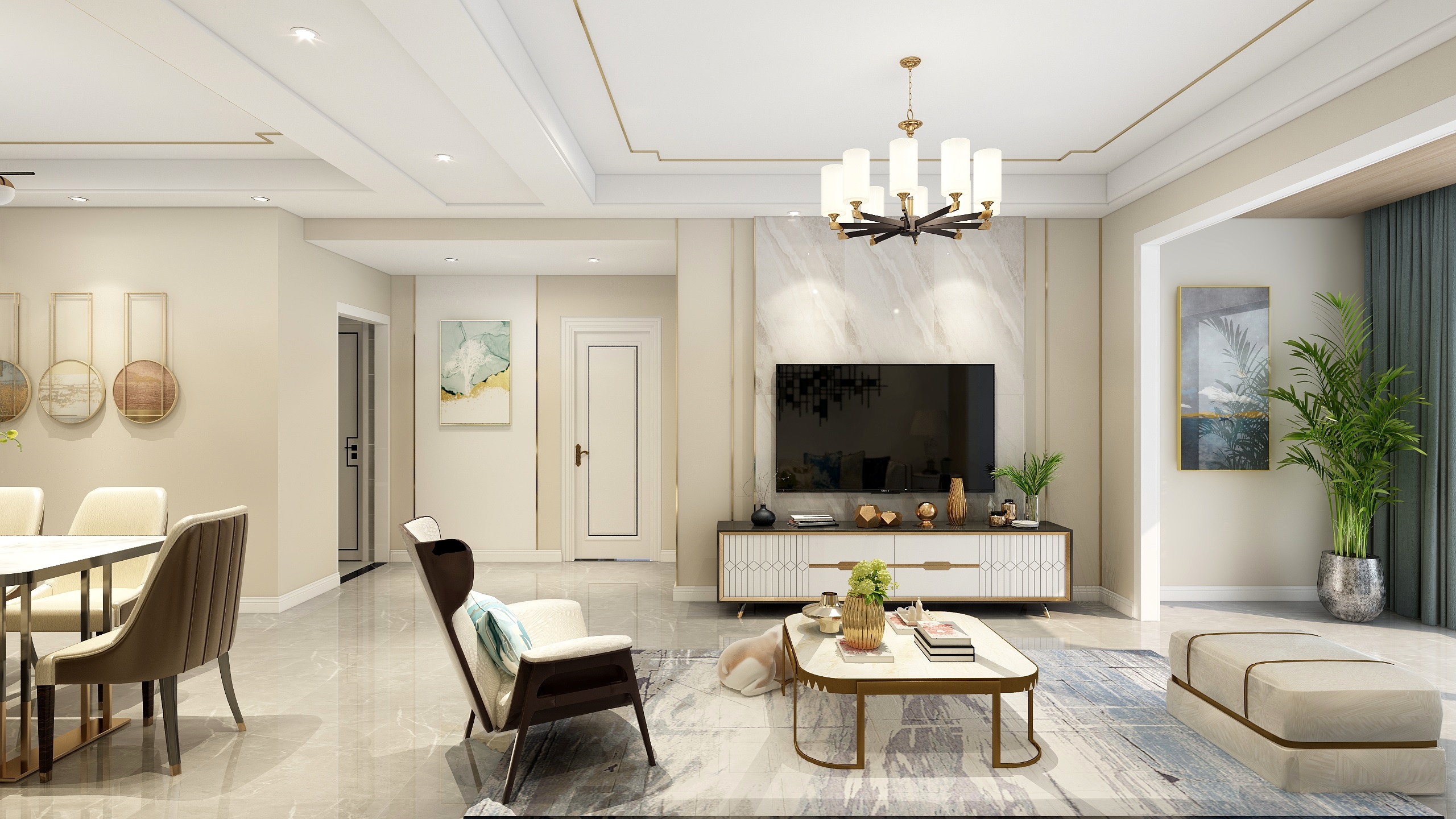 Linin_-天府豪庭-赖敏女士雅居-装修设计方案