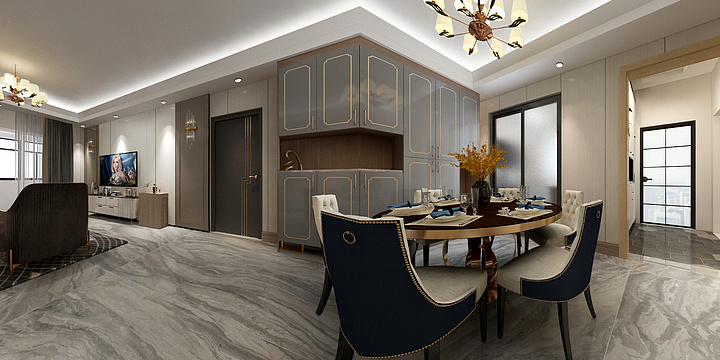 光辉阿吉OgKt-贵阳翟女士府邸-装修设计方案