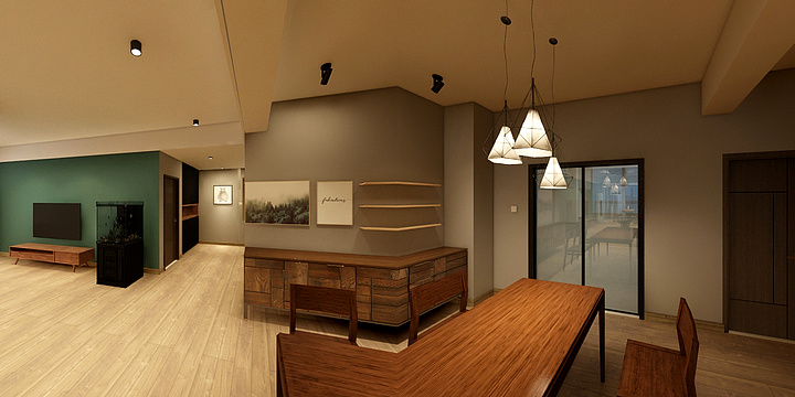 無瞳-蓝色康桥M区公园里128-装修设计方案