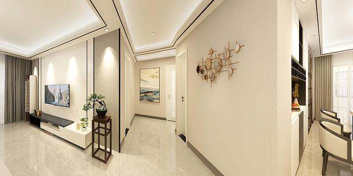 邓工设计-御景湾一期三室两厅-装修设计方案