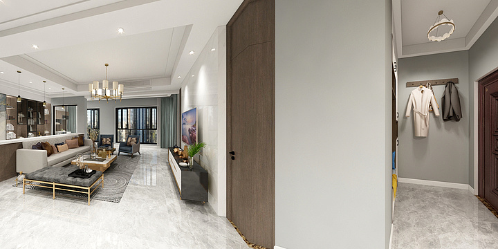 馨月设计工作室-锦绣里27-403-装修设计方案