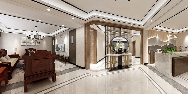 浙江鹏飞装饰-东洲陆家浦-装修设计方案