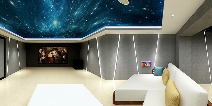 God U-豪门府邸影视厅改造-装修设计方案