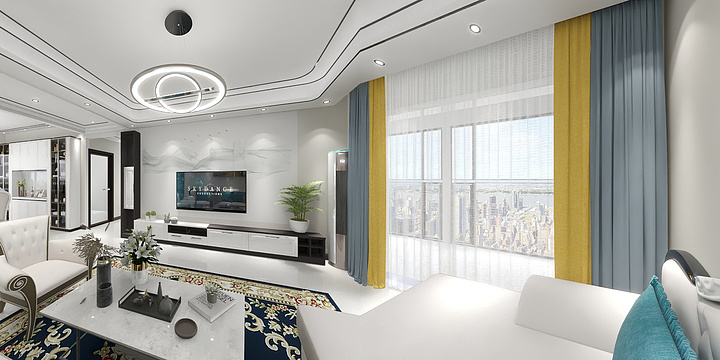 河南省饰色花建筑装饰工程有限公司-宝丰信宝-装修设计方案