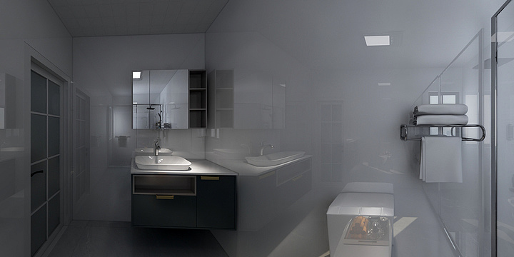 鱼跃建设装饰设计师杨荣宝-景秀蓝湾7-803-装修设计方案