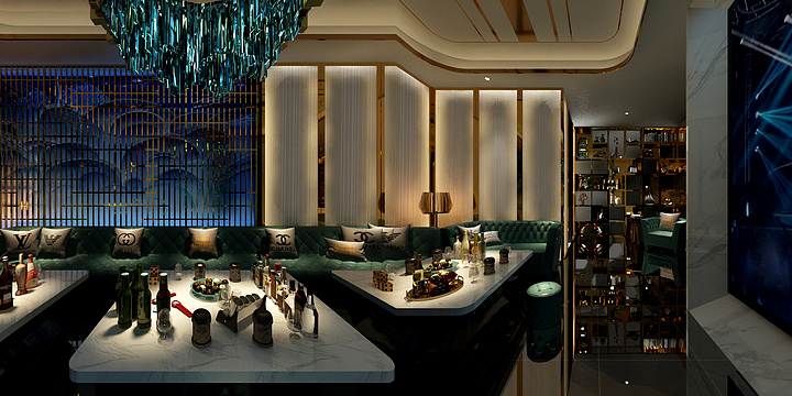 好奇的猫hg-包厢2-装修设计方案