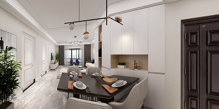 1825ZHnl-梁台97m²-装修设计方案