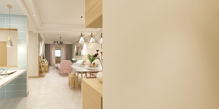 孙慧超-德信海德公园83.00㎡A2’3室2厅1卫1厨-装修设计方案