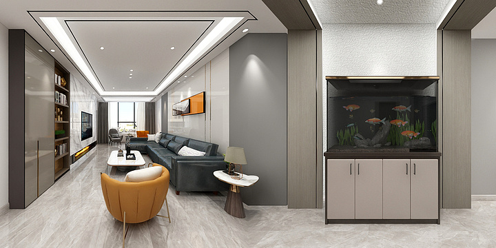 羊悦-大连路高层-装修设计方案