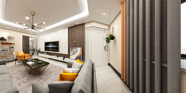 Design丶许-原乡曼谷155㎡（温暖的生活）-装修设计方案