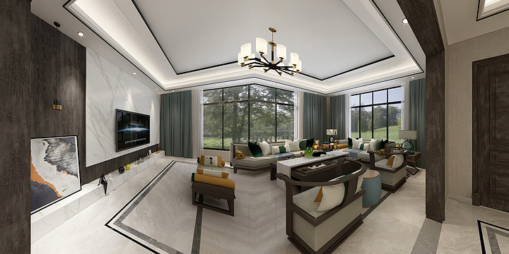 效果呈现1-薛勇明雅居-装修设计方案