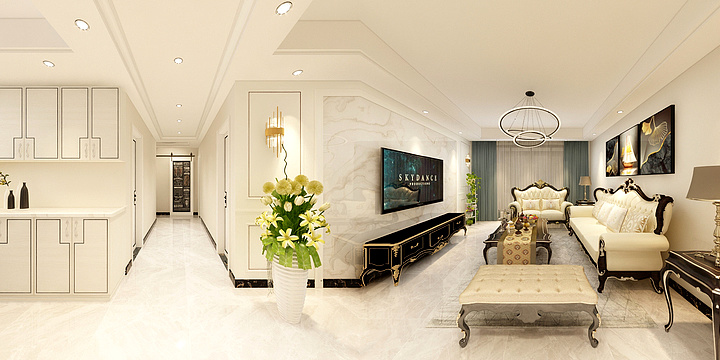 设计师王馨-观湖一号17#1305 -装修设计方案