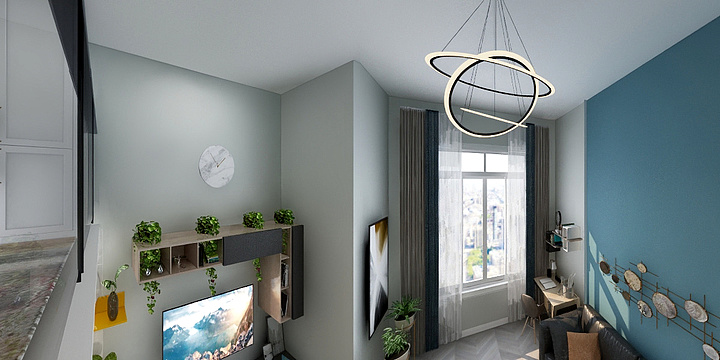 室内设计杨岚清-东方广场36平米-装修设计方案