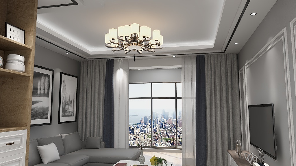 艺优装饰丨张波-卓锦城8-2-102-装修设计方案