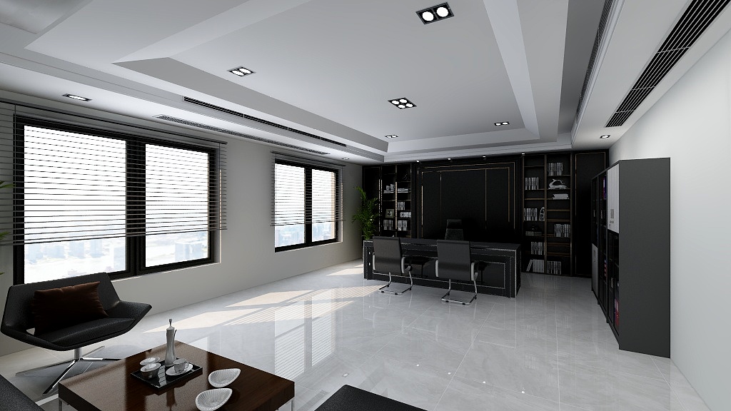 陆小铟-总经理办公室-装修设计方案