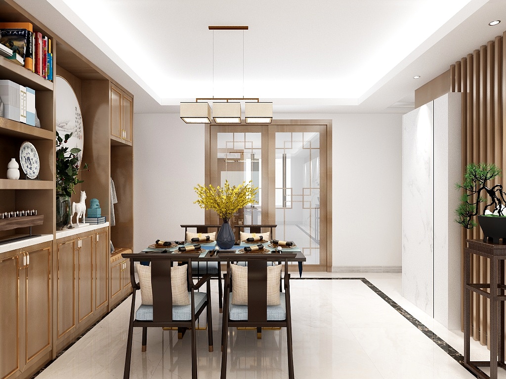 大石风水室内设计-新中式新气象-装修设计方案