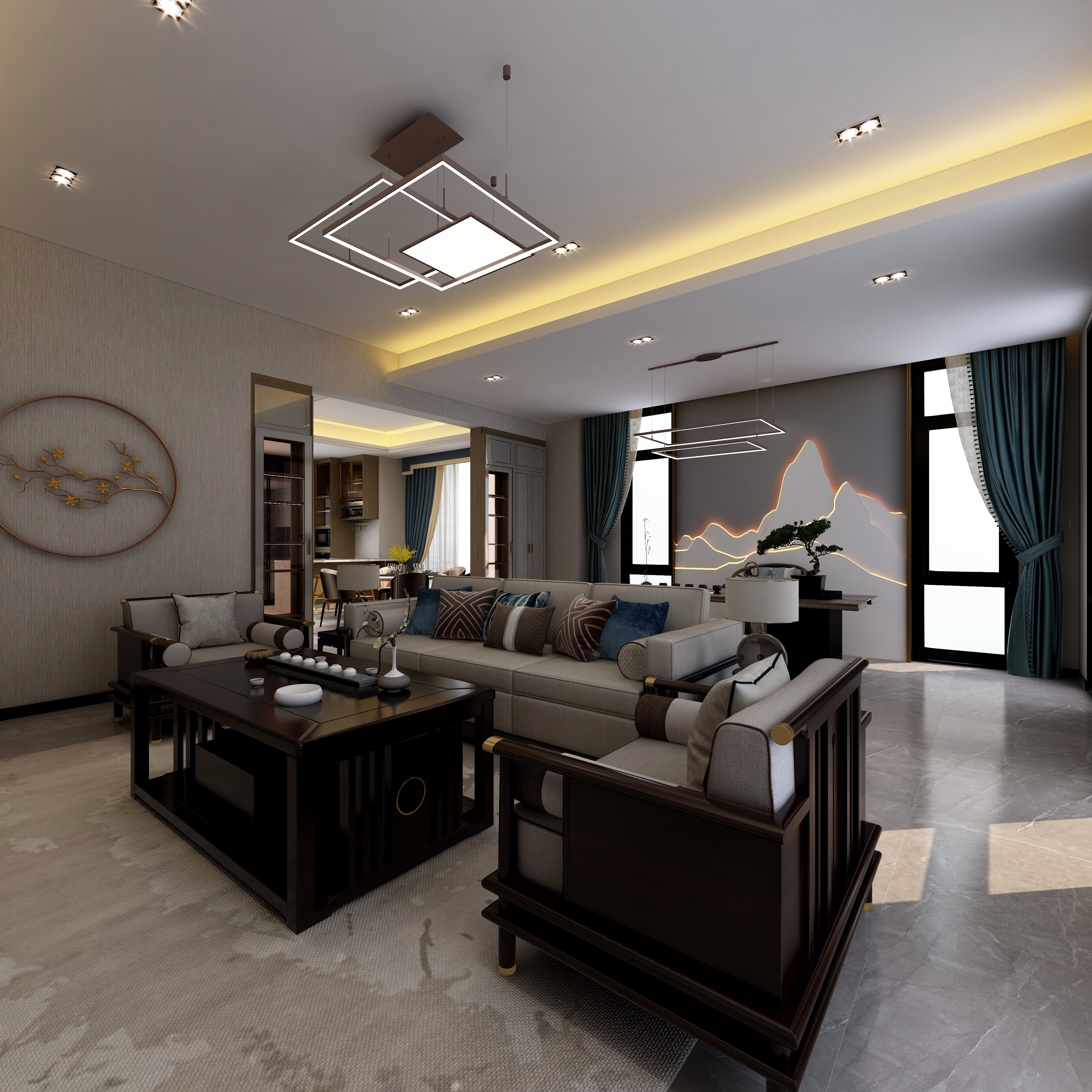 雲鼎设计qruV-冬小姐-凤起兰庭-装修设计方案