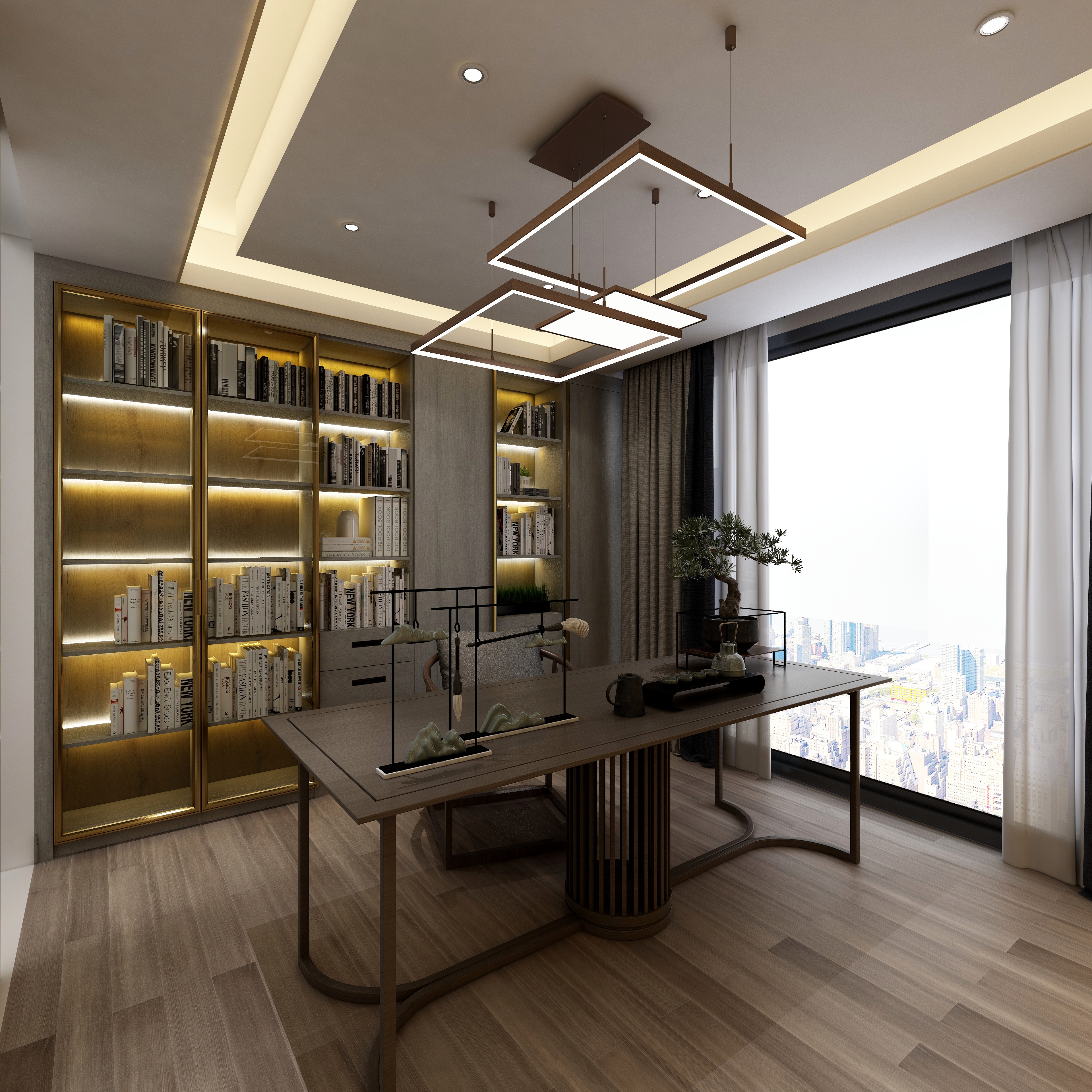 雲鼎设计qruV-凤起兰庭--二楼-装修设计方案