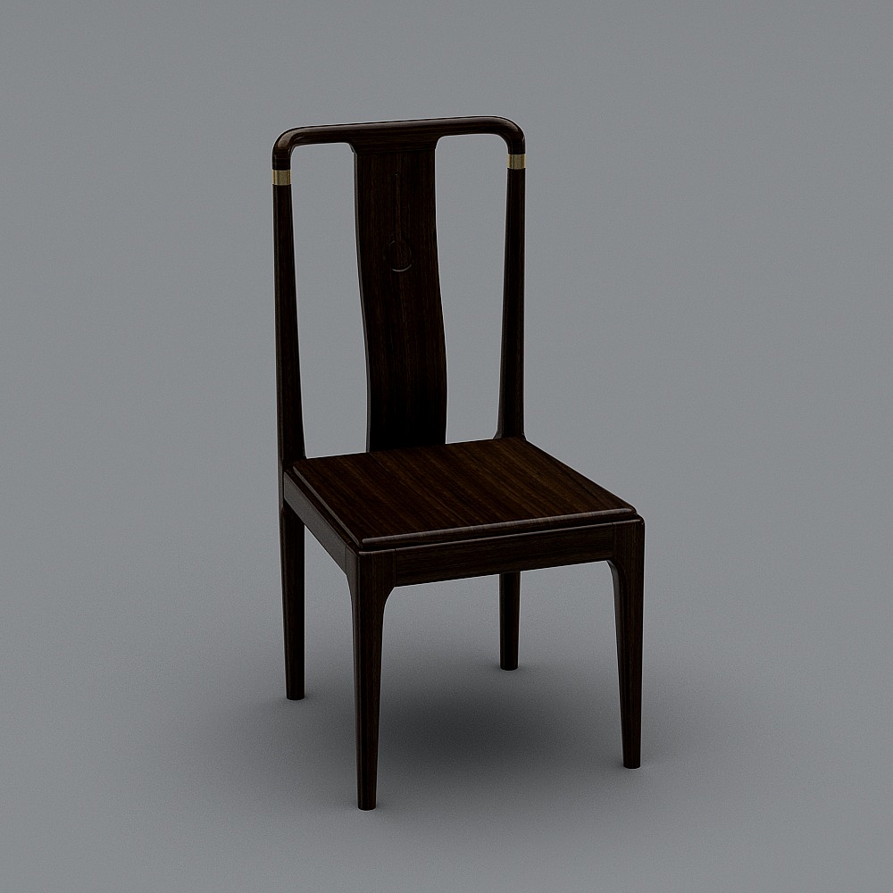 W8301-餐椅3D模型