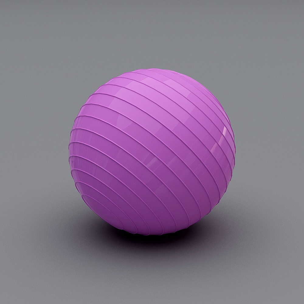 瑜伽球3D模型