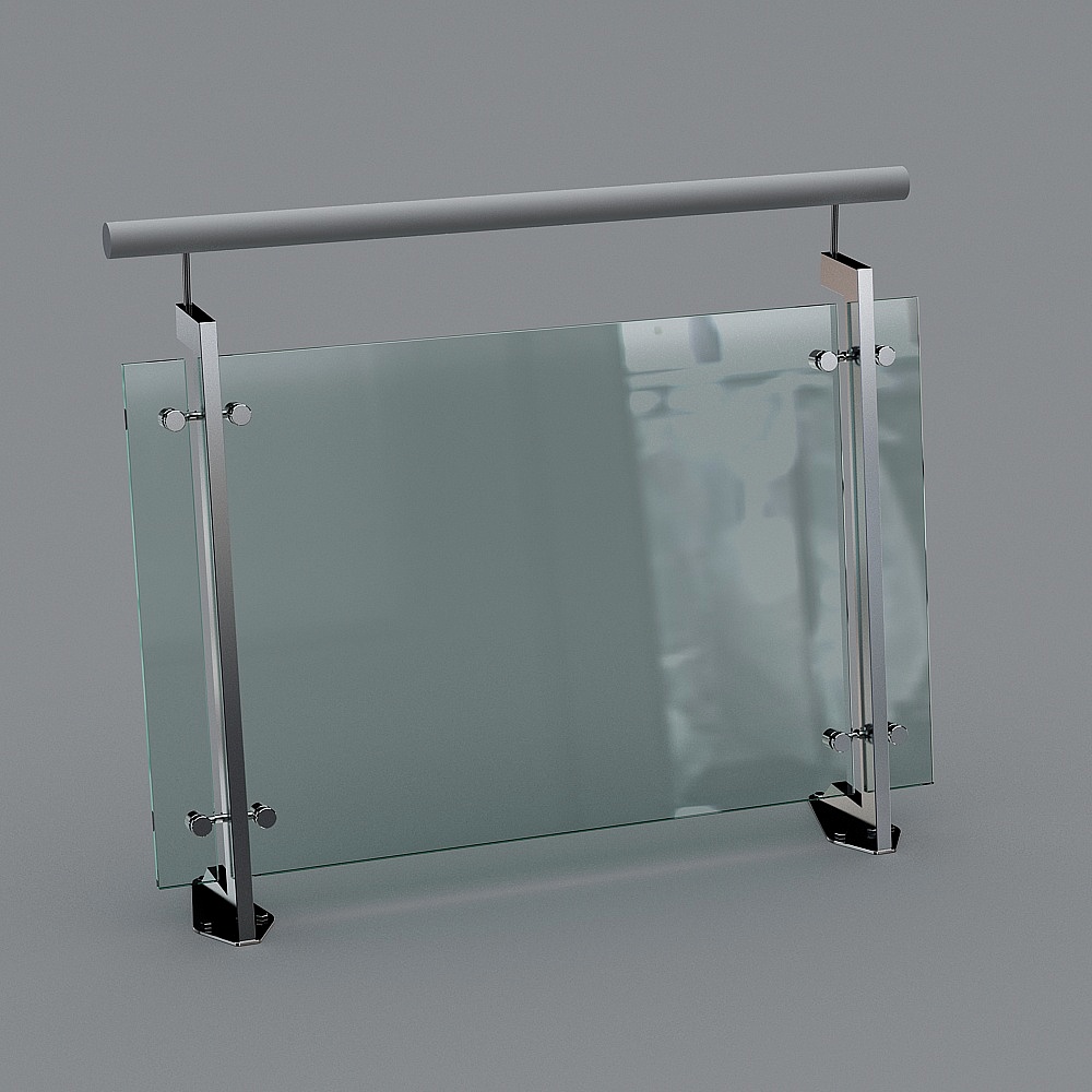玻璃扶手3D模型