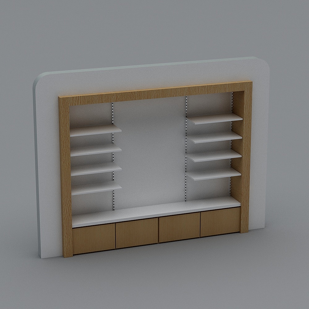 展柜3D模型