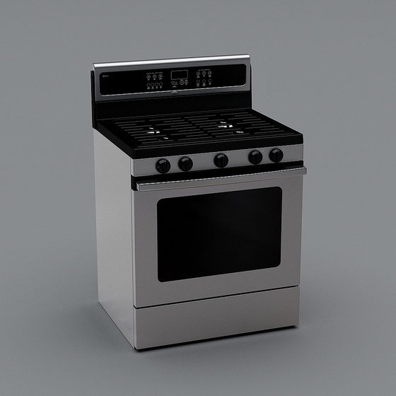 Stylish Black Decorative Accent 3D Model
