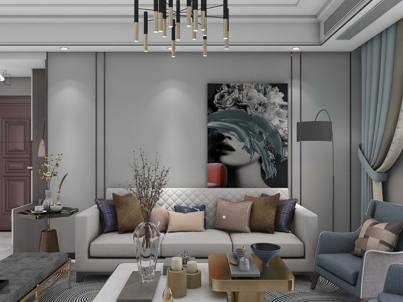 叁柒設計18726878736-锦绣和庄3栋1004-装修设计方案