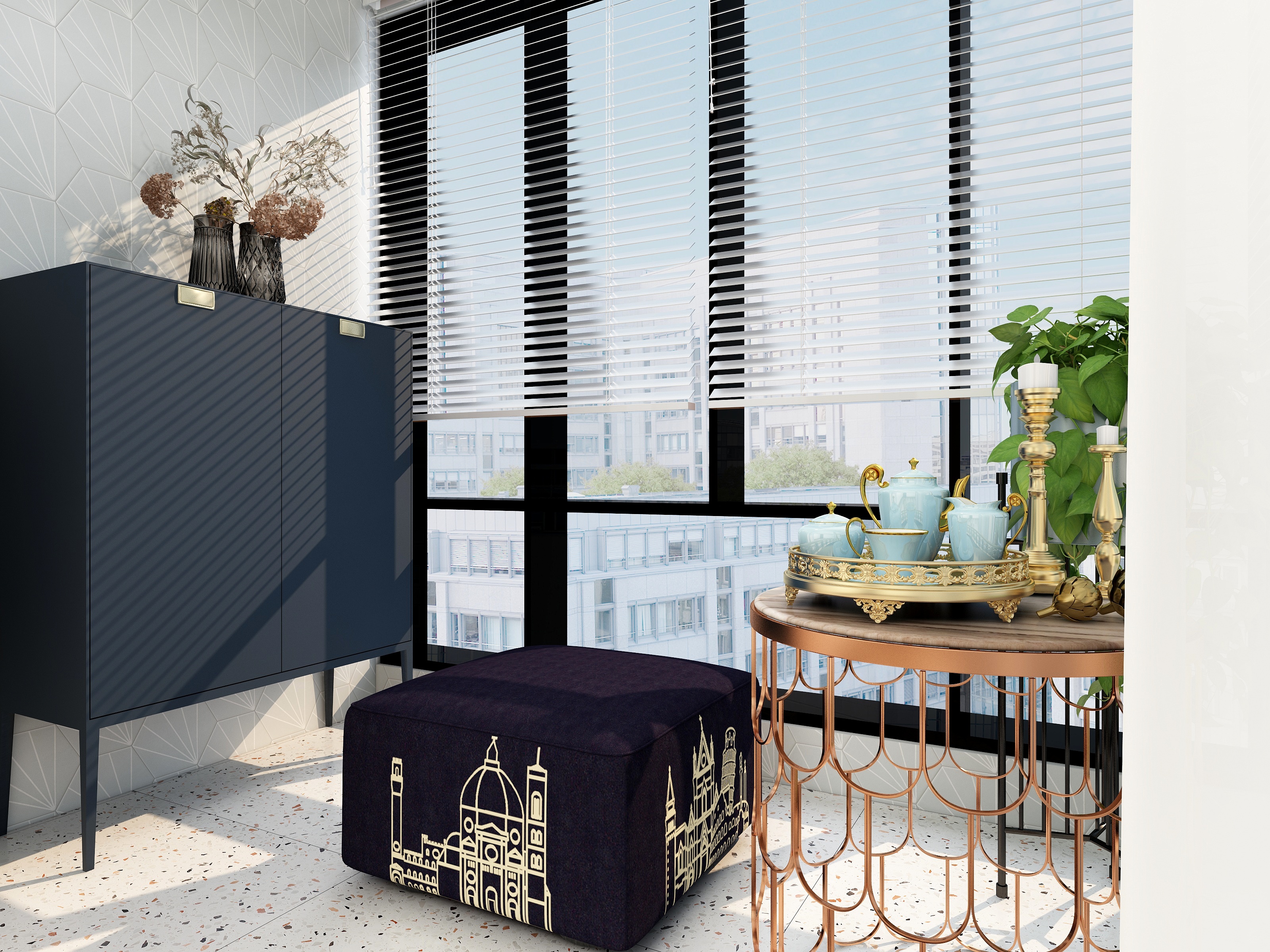 王瑛-质感而温馨的低奢生活装修效果图