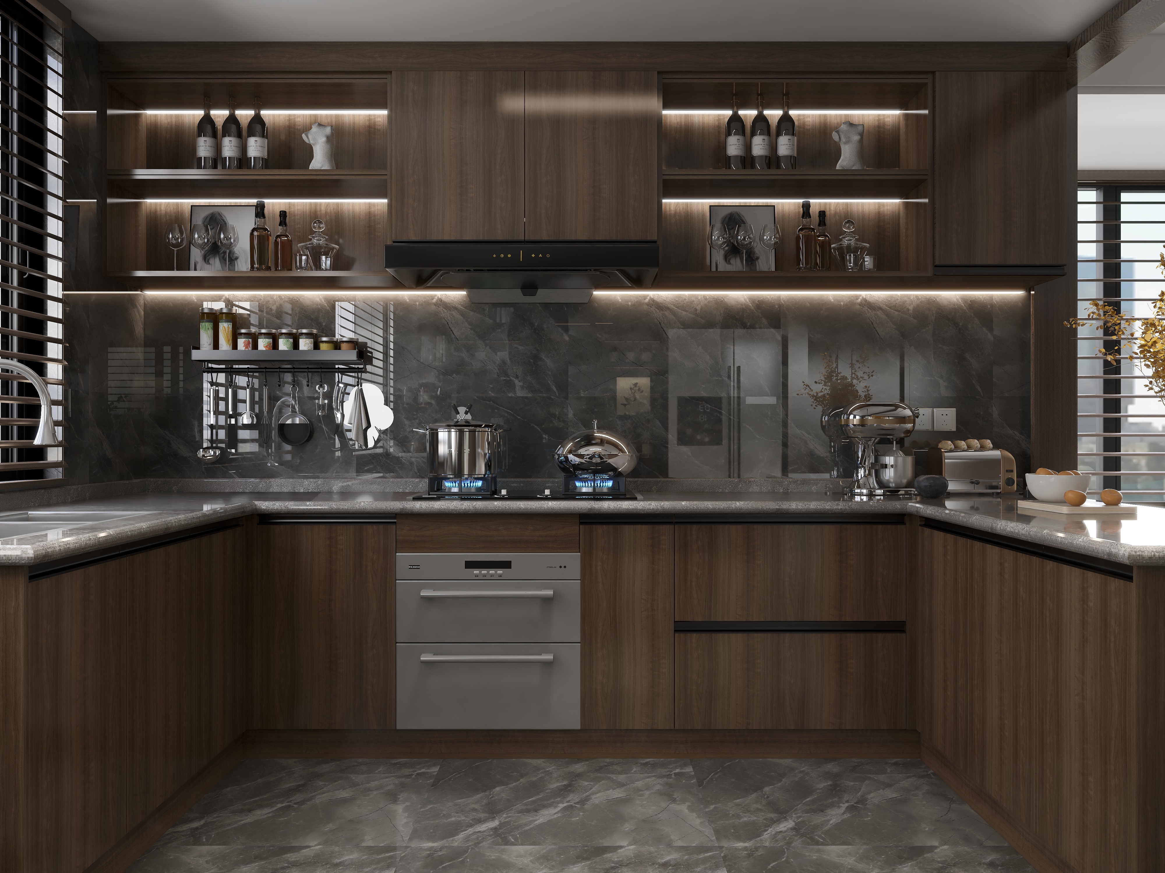 陈辉-都市现代简约装修效果图