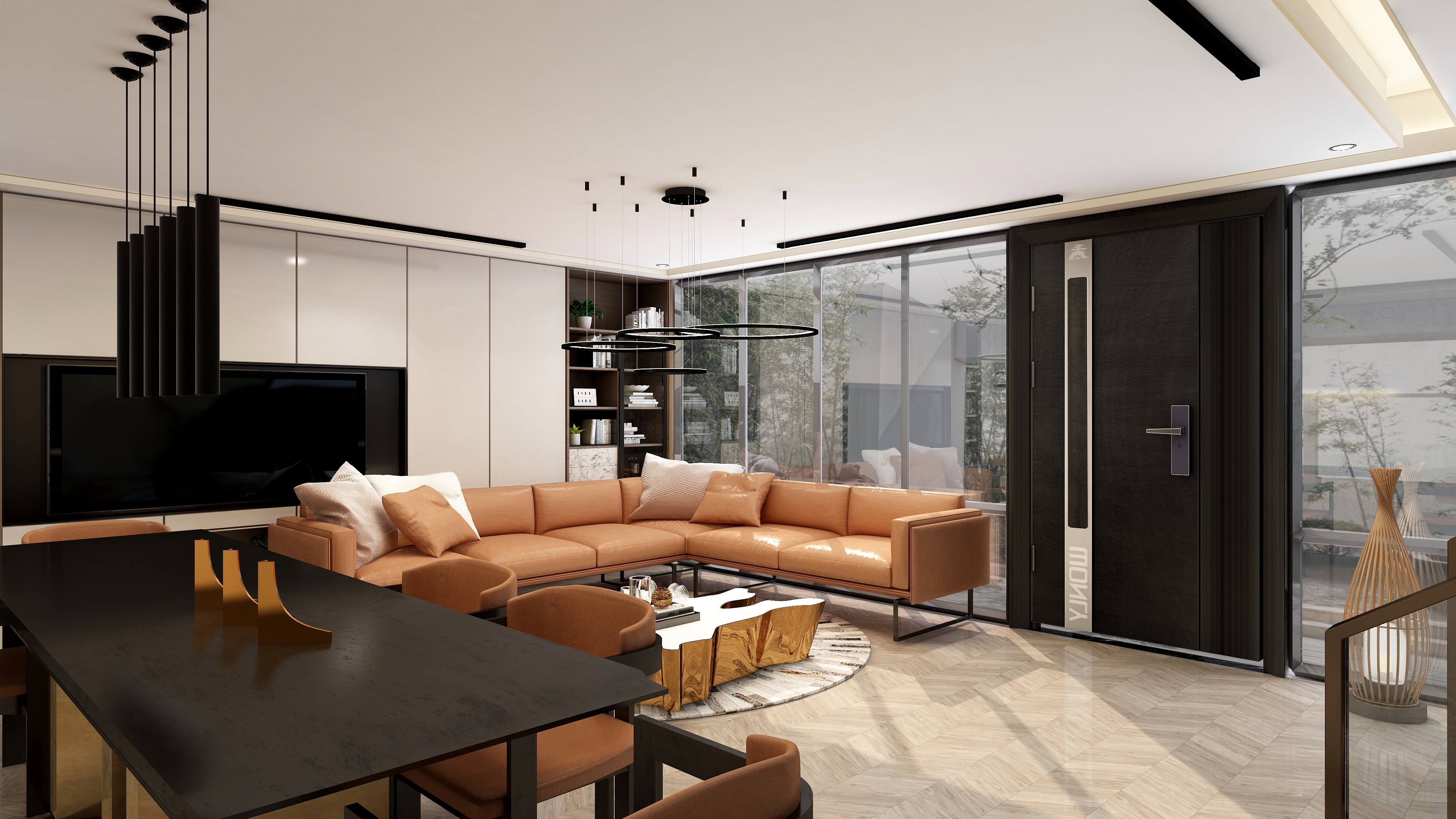 杨冬-68方现代loft-装修设计方案