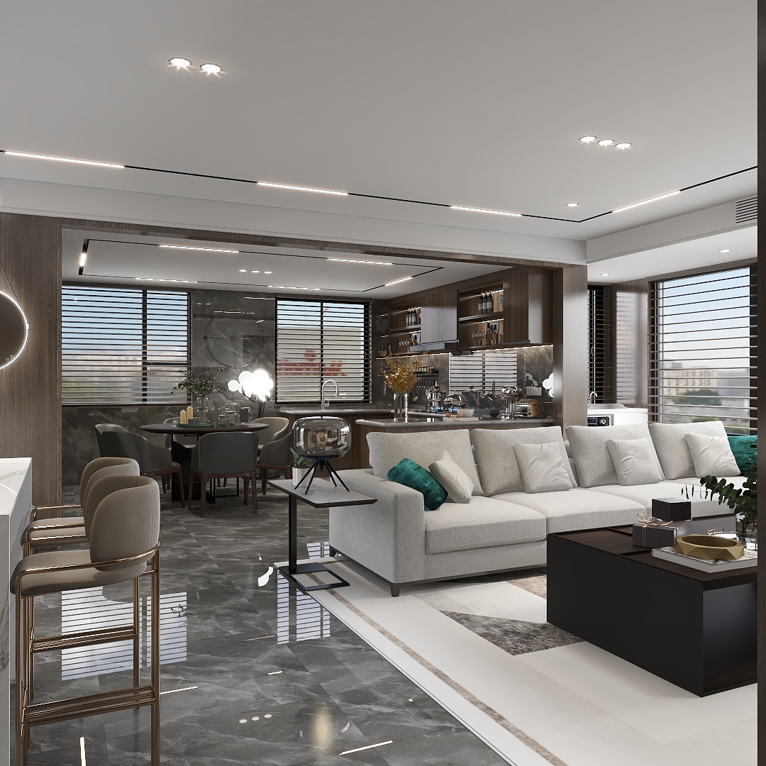 陈辉-都市现代简约装修效果图