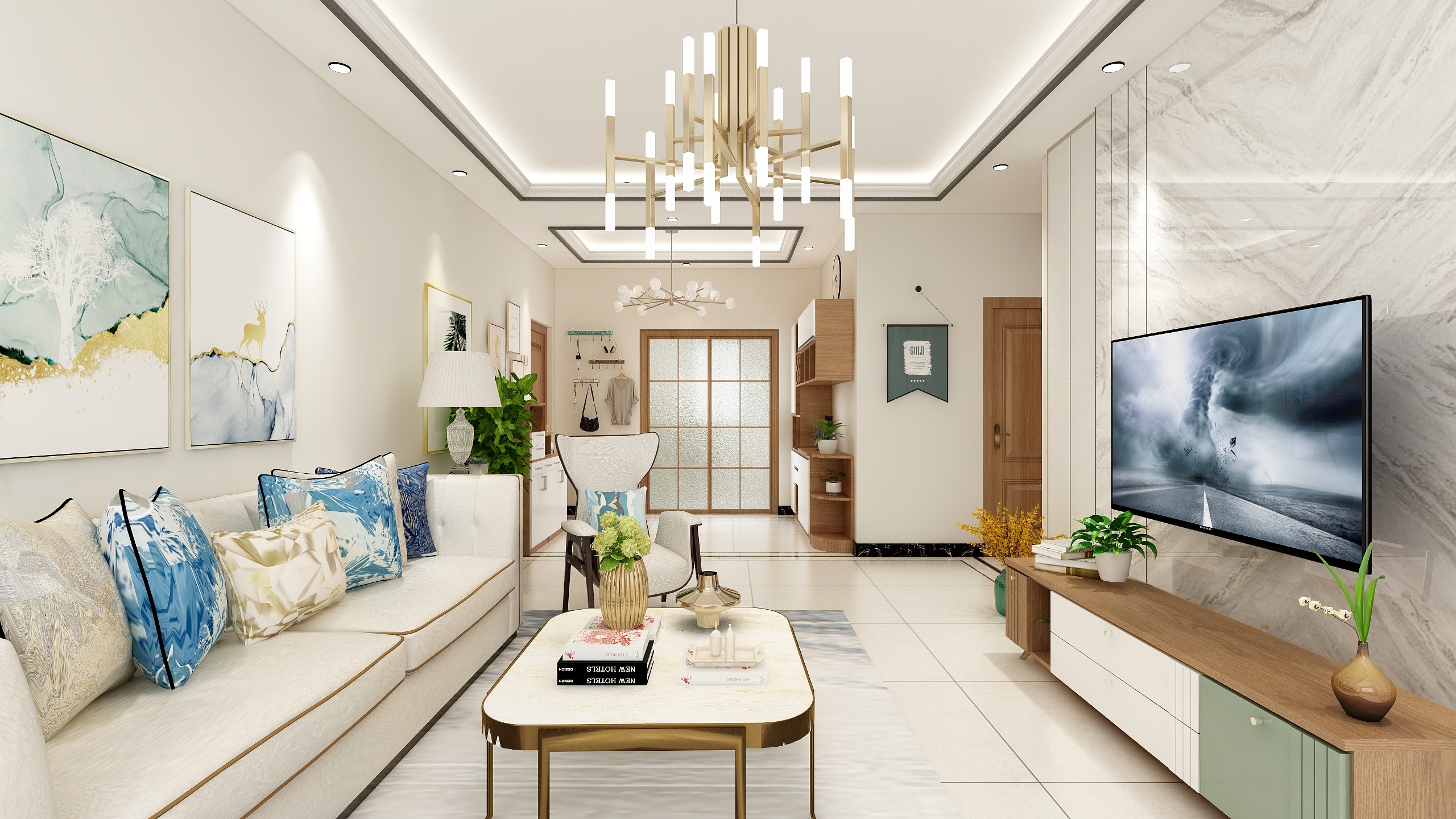 济南方程装饰设计工作室-大尧风华盛景-装修设计方案