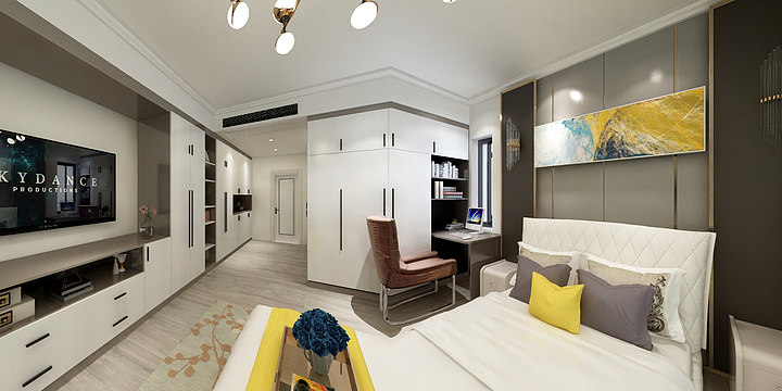 张进15084995788-天马花园6栋1904平面-装修设计方案