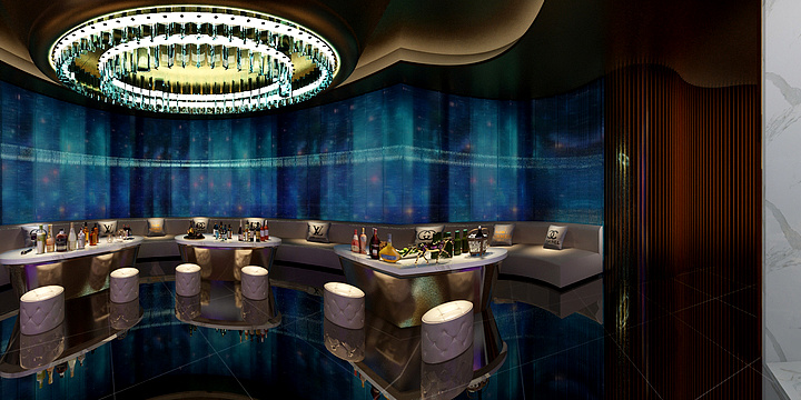 好奇的猫hg-包厢3-装修设计方案