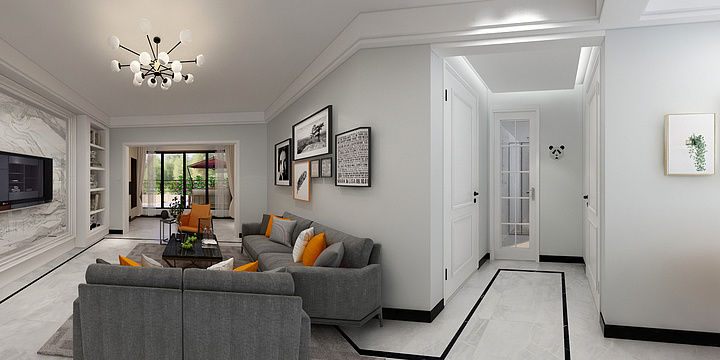 京广云艺装饰-江南新城-戴府-装修设计方案