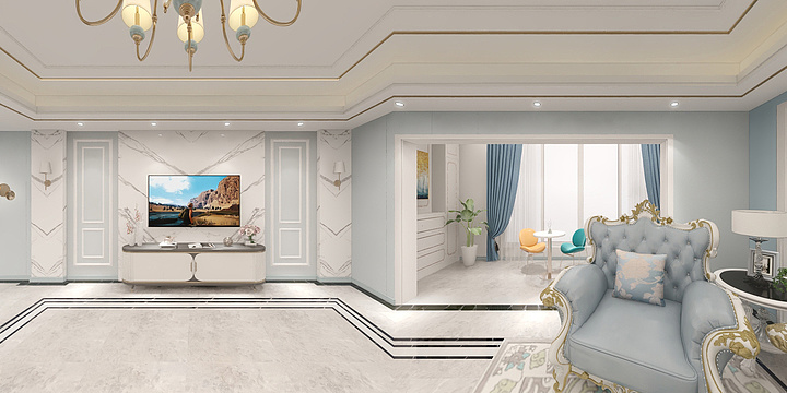 极创室内设计工作室-愉景湾欧姐雅居-装修设计方案