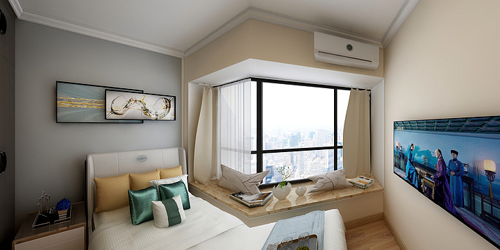 JL佳仔-揽胜湾44-304黎总温馨雅居-1.0（简约轻奢）-装修设计方案