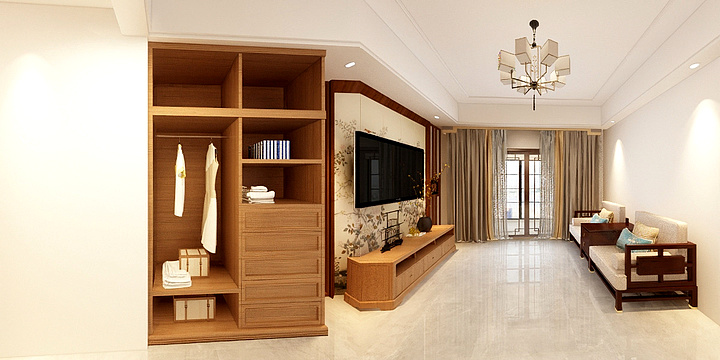 邓伏领-龙泉华庭效果图-装修设计方案