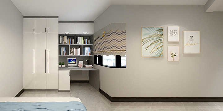 艾尚佳全屋定制王丹-建业壹号城邦-装修设计方案