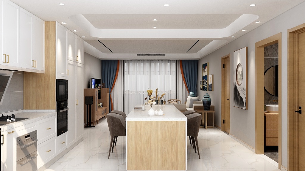 思维鲸设计-汤臣一品3-1-102栋原木禅意新中式日式-装修设计方案