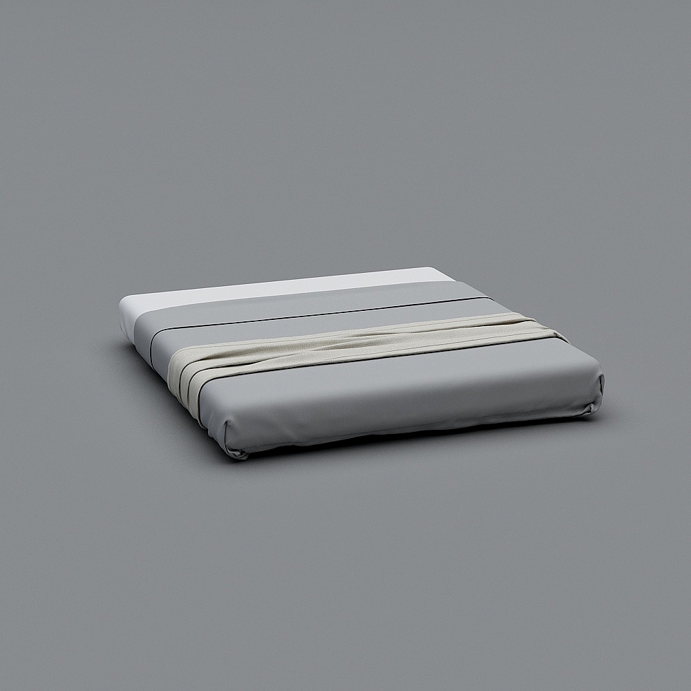 床垫无枕头(1)3D模型