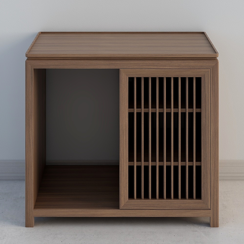 疏影煮泡台黑胡桃3D模型