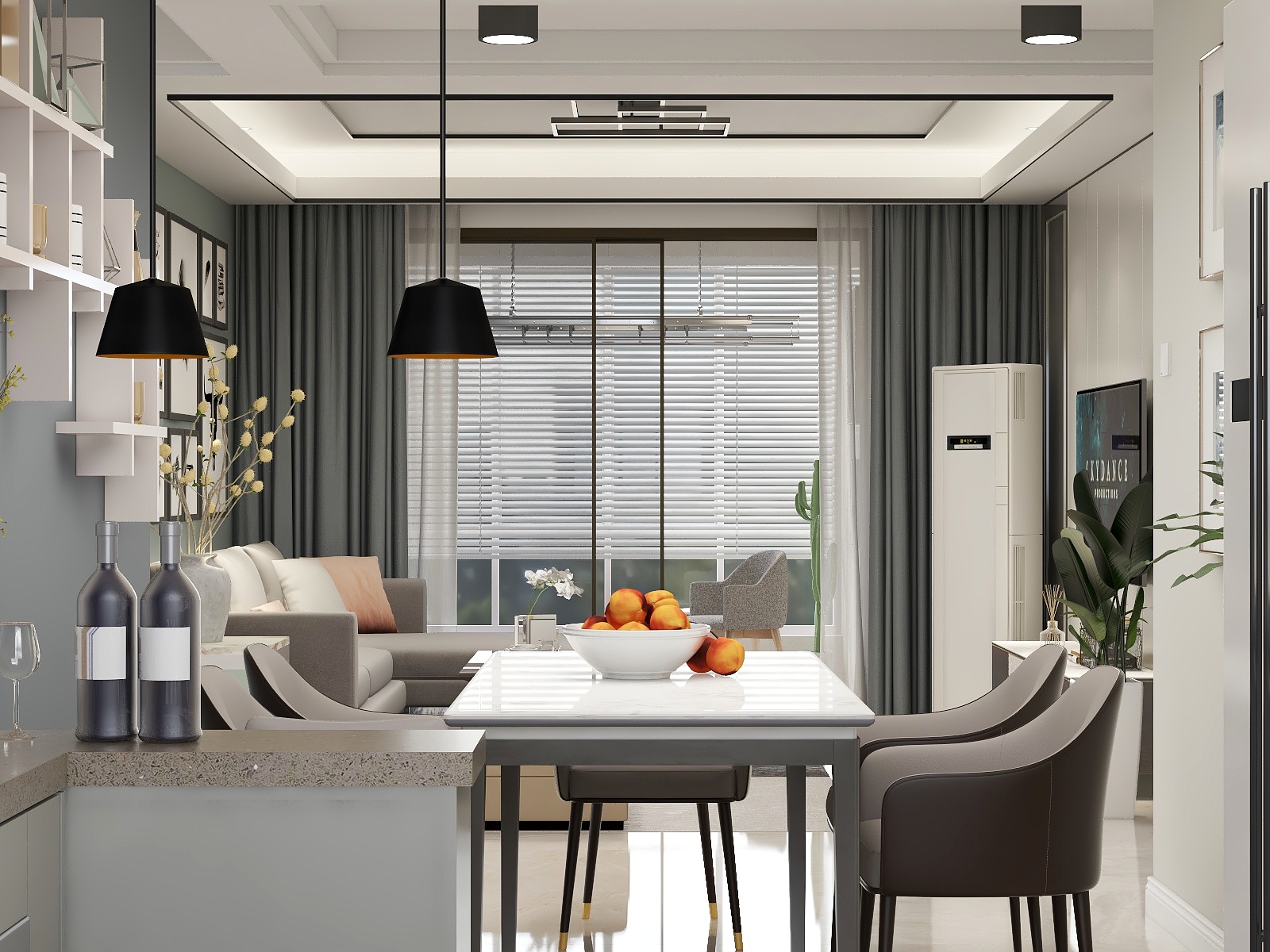 行者漫游720-JKD城市主人-107方现代起居室-装修设计方案