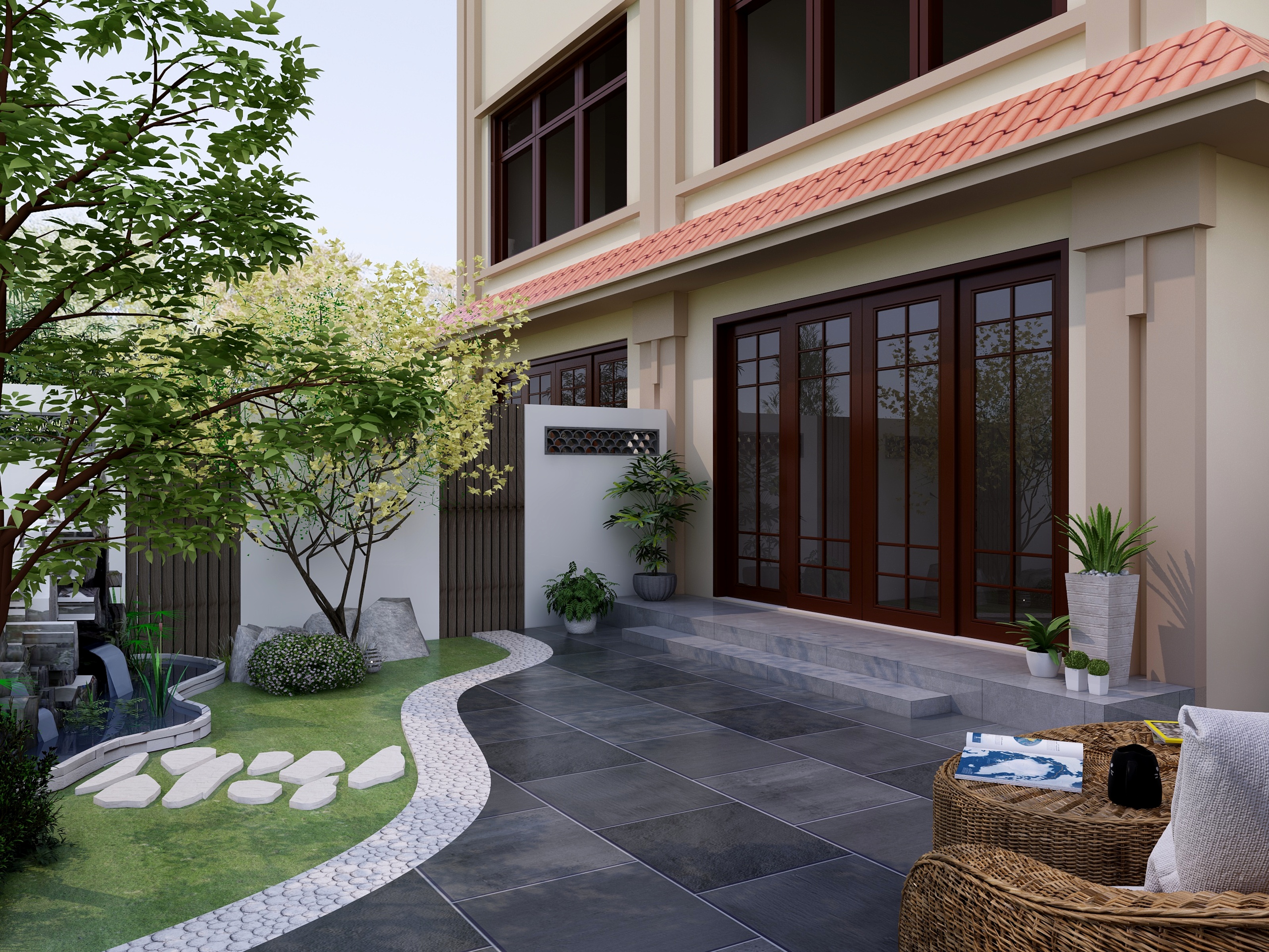 张鹏DESIGN-苔痕上阶绿，草色入帘青-装修设计方案