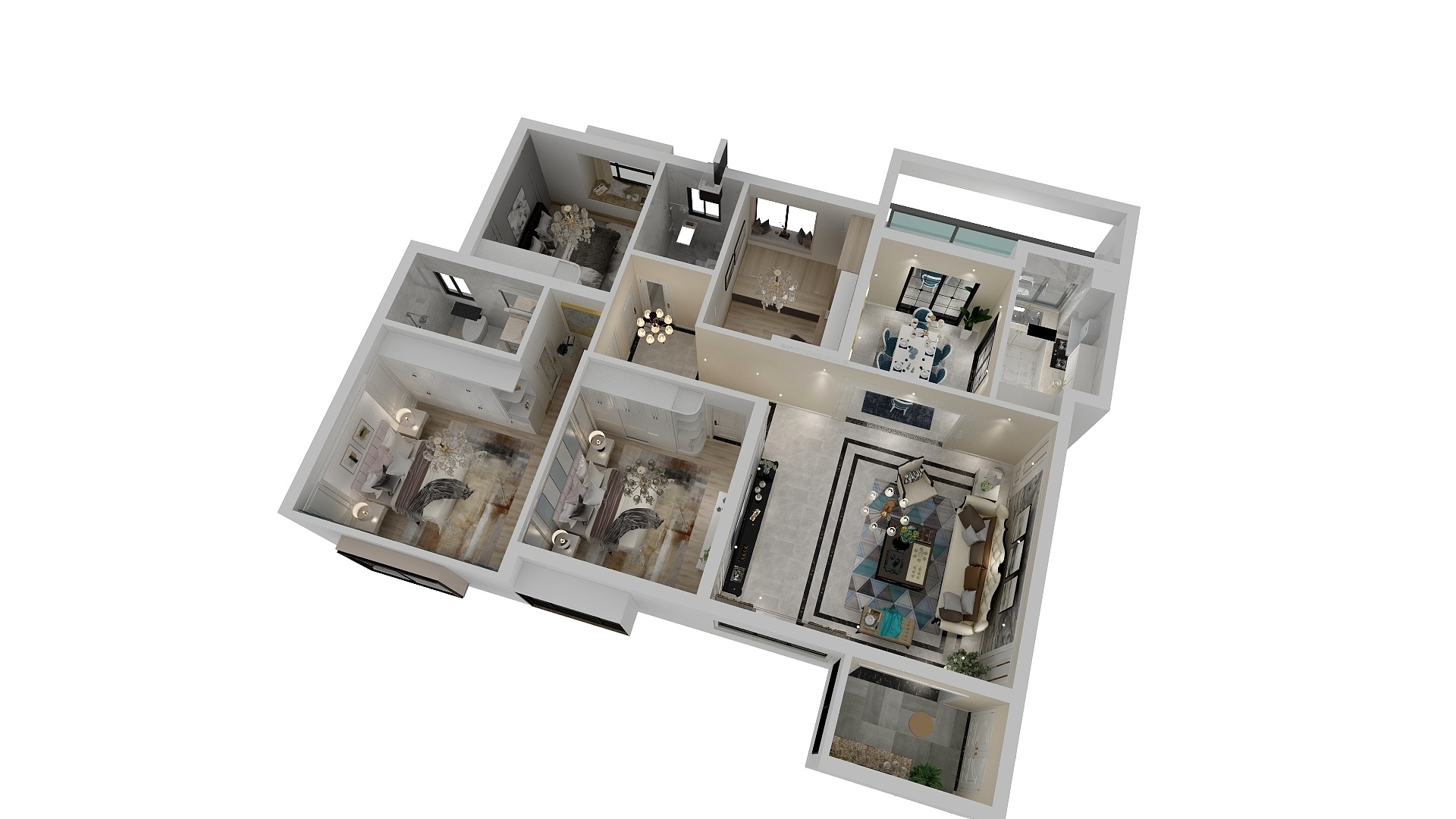 季末独白-河池澳门国际城-装修设计方案