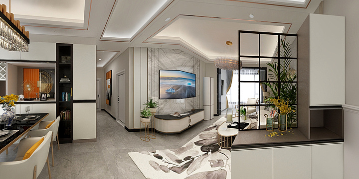 石门交换空间-佳境天城1-1603-装修设计方案