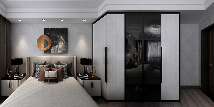 设计师彭文龙-戴埠-云庭苑杨总雅居-新中式-装修设计方案