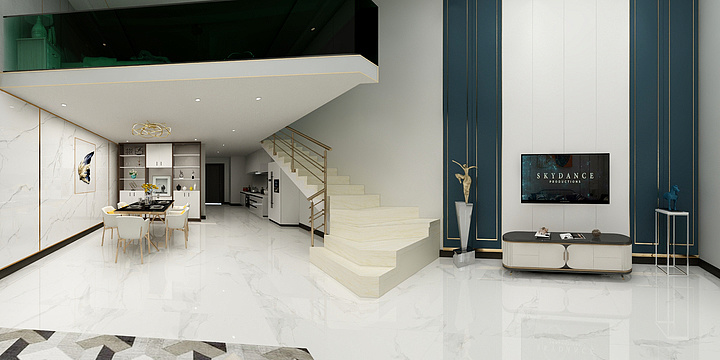 凯里效果图代画-67轻奢-装修设计方案